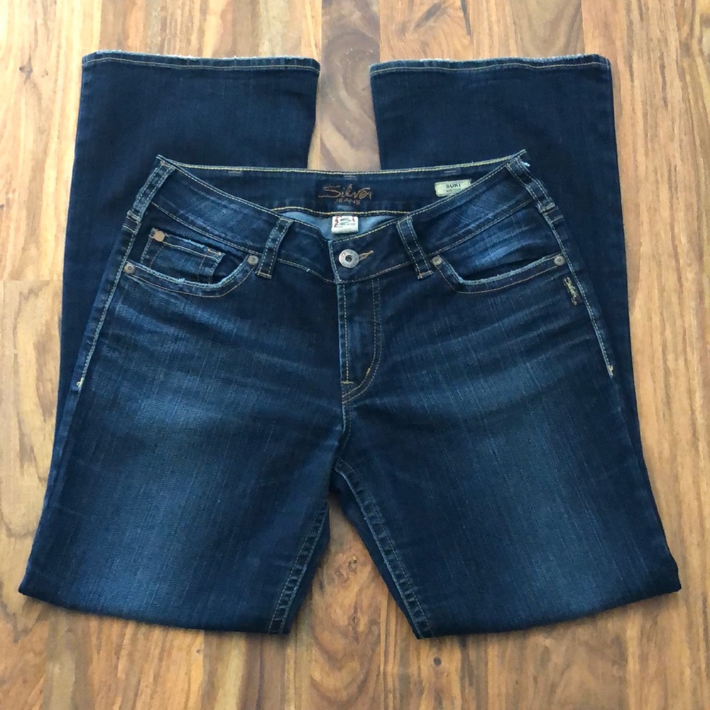 Silver Suki Dark Wash Jeans